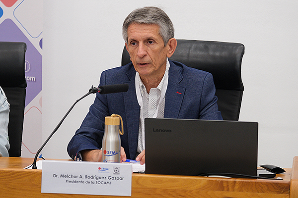 Melchor Rodríguez, presidente ejecutivo del comité organizador y vicepresidente científico de de la Sociedad Española de Medicina Interna (SEMI).