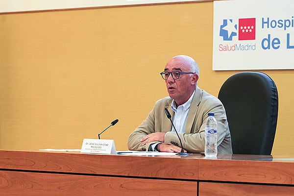 José Julián Pérez, gerente del Hospital Universitario de La Princesa.