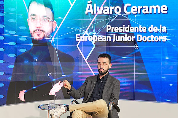 Álvaro Cerame, presidente de la European Junior Doctors.