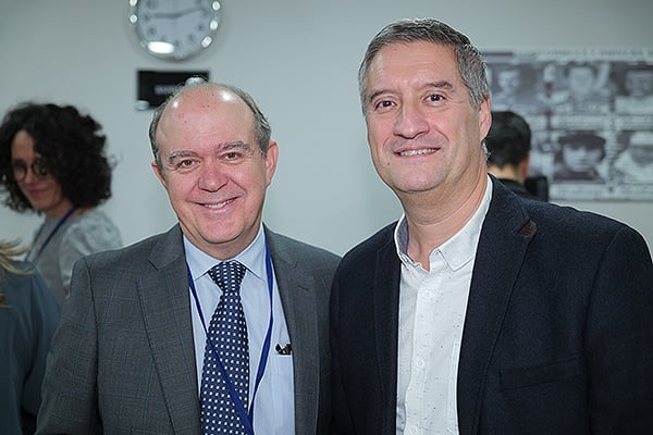 Edelio Blanco, director médico del Hospital Virgen de la Poveda; y José Eugenio Delgado, Médico (FEA) en Admisión del Hospital Virgen de Poveda.