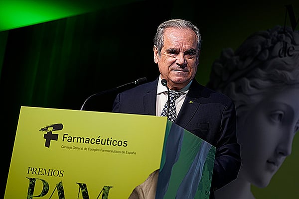 Jesús Aguilar, presidente del Consejo General de Colegios Oficiales de Farmaceúticos (Cgcof).