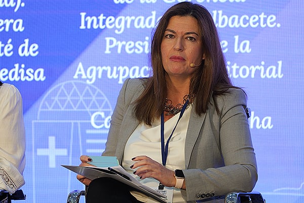 María Hoyos, directora de Gestión y Servicios Generales de la Gerencia Integrada de Albacete y presidenta de la Agrupación Territorial de Sedisa en Castilla-La Mancha.