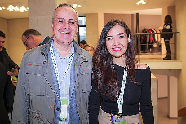 Pablo Barral junto a Raquel Aguado.