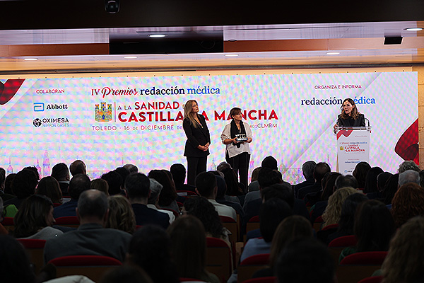 Aspecto de la sala durante los IV Premios Redacción Médica a la Sanidad de Castilla-La Mancha.