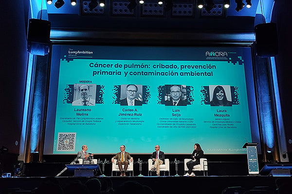 Mesa redonda sobre el cribado de cáncer de pulmón, la prevención primaria y la contaminación ambiental.