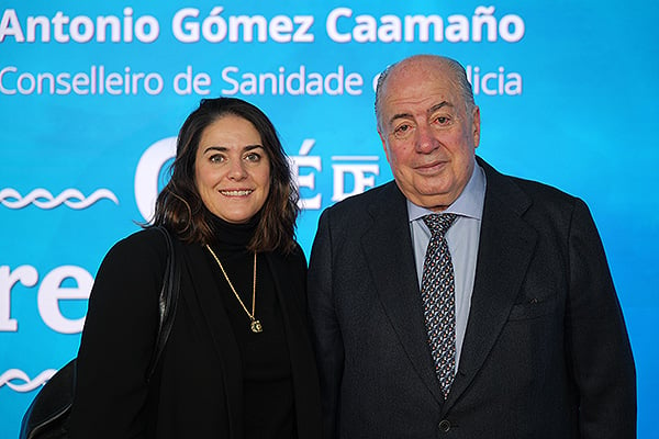 Ofelia De Lorenzo, presidenta de Asociación Española de Derecho Sanitario; y Ricardo De Lorenzo y Montero.