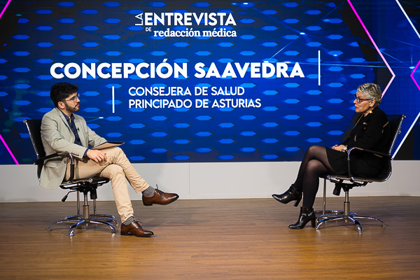 La entrevista a Concepción Saavedra se ha realizado en las instalaciones de Redacción Médica.