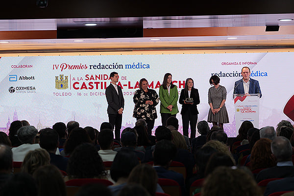 Aspecto de la sala durante los IV Premios Redacción Médica a la Sanidad de Castilla-La Mancha.