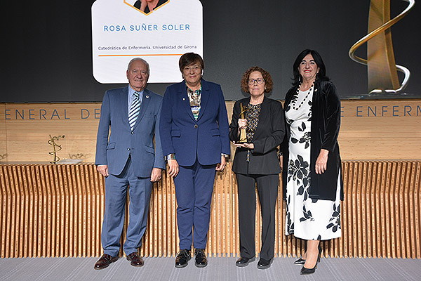 Florentino Pérez Raya, Lluïsa Garcia, Rosa Suñer y Raquel Rodríguez Llanos.