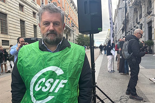 Javier Jordan de Urries, presidente del área de Justicia de CSIF