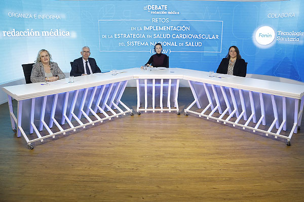 Aspecto de la sala durante la celebración del debate Retos en la implementación de la Estrategia en Salud Cardiovascular del Sistema Nacional de Salud (Escav).