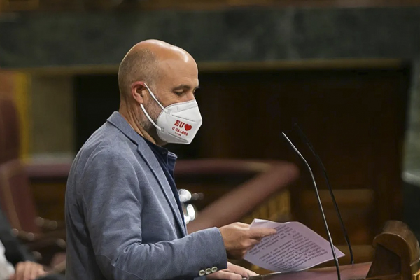 Néstor Rego era diputado en el Congreso cuando estalló la pandemia en España.