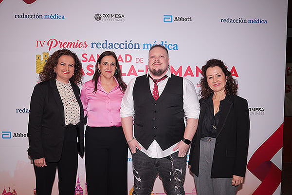 Llanos Tobarra, supervisora de Urgencias Hospitalarias del Hospital de Villarrobledo; Ana Leiva, directora de Enfermería del Hospital de Villarrobledo; Juan Luis Sánchez, médico de Urgencias del Hospital de Villarrobledo; Beatriz Rosa, jefa de Urgencias del Hospital de Villarrobledo.