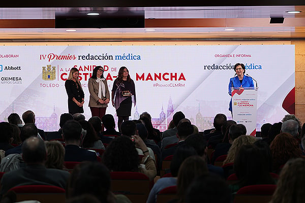 Aspecto de la sala durante los IV Premios Redacción Médica a la Sanidad de Castilla- La Mancha.