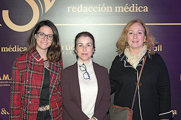 Paloma Isasia, directora de Desarrollo de Negocio; Sara Morera, gerente; y Edurne Portillo, directora comercial, todas pertenecientes a Promede.