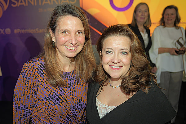 Ana Argelich, presidenta y directora general de MSD, con Fátima Matute. 