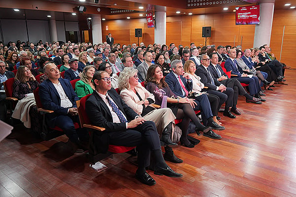 Aspecto de la sala durante los IV Premios Redacción Médica de la Sanidad de Castilla-La Mancha.