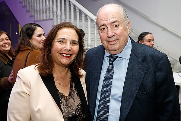 Manuela García y Ricardo De Lorenzo, presidente del Bufete De Lorenzo Abogados. 