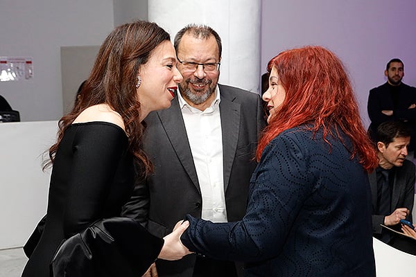 Sara García Espada; César Hernández, director general de Cartera Común de Servicios del Sistema Nacional de Salud del Ministerio de Sanida y Celia Gómez, directora general de Ordenación Profesional del Ministerio de Sanidad.