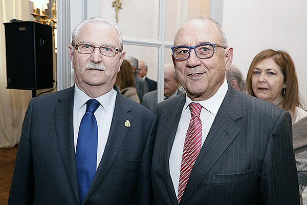 Serafín Romero y Juan José Rodríguez Sendín, expresidentes de la OMC.