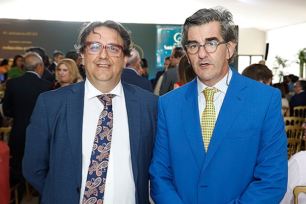José María Vergeles con Juan Abarca, presidente de HM Hospitales y de la Fundación IDIS. 