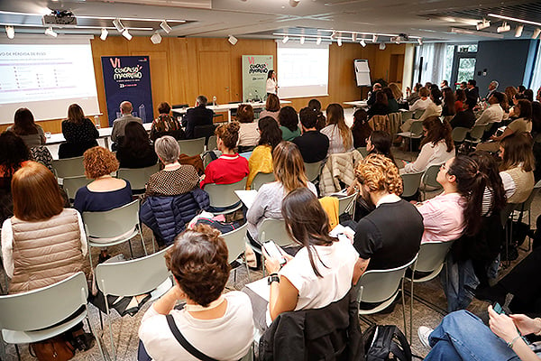 Aspecto de la sala durante la píldora de Sonsoles Gutiérrez: 'Lo úlimo en tratamiento para la obesidad'.