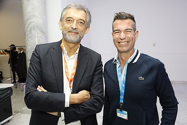 Manel Escobar, director clínico de Radiología y Medicina Nuclear del Hospital Vall d’Hebrón; y Jesús Borrego.