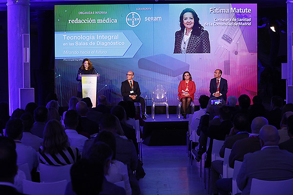 Aspecto de la sala durante la Jornada Tecnlogía Integral en las Salas de Diagnóstico.