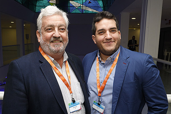 Antonio Royo y Víctor Caamaño, Field Engineer de Radiology & Interventional en Bayer Pharmaceuticals.