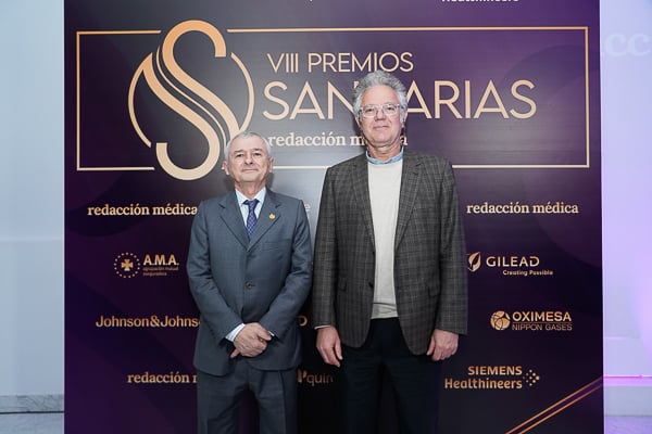 Tomás Merina y Daniel Bernabéu, presidente de Amyts.