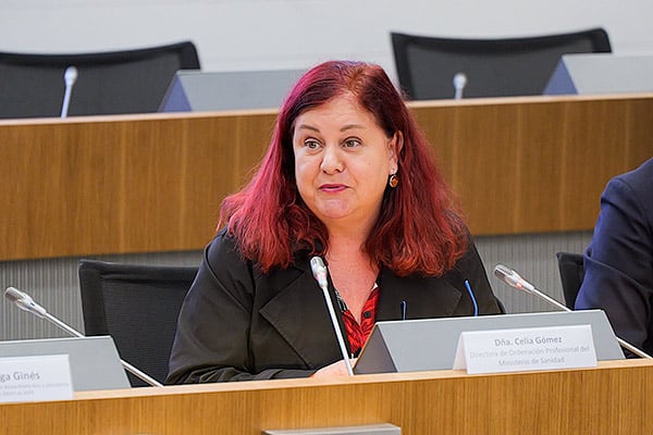 Celia Gómez, directora de Ordenación Profesional del Ministerio de Sanidad.