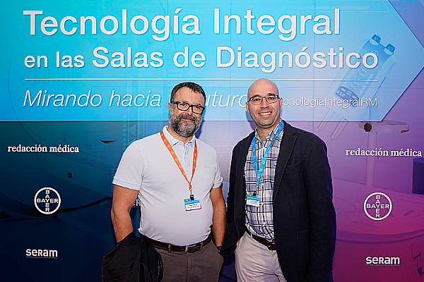 Francisco Javier Díaz, sudirector Hospital Doctor Negrín y Nassr Aldin Abbas, director médico del Hospital de La Palma.