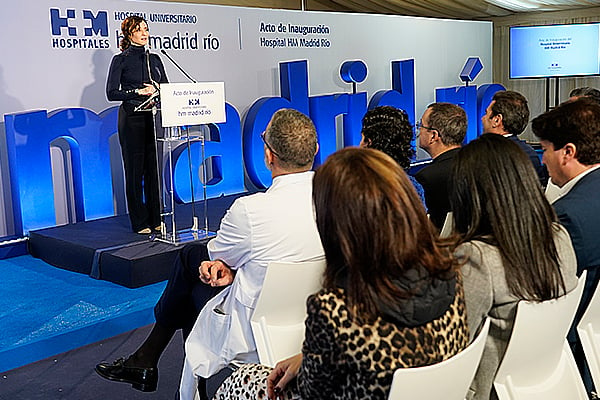 Isabel Díaz Ayuso durante su intervención.