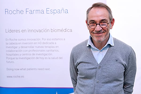 Bernard Gaspar, presidente de la Asociación Española de Afectados de Cáncer de Pulmón.