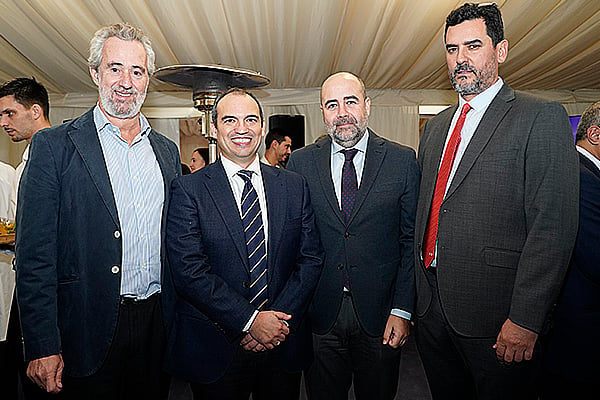 Javier Reguera, director de Nuevos Proyectos HM Hospitales; Manuel Rodríguez, director de Desarrollo de Negocio con Aseguradoras de HM Hospitales; Carlos Gallego, director asistencial de Occident y Sergio Irurita, director Territorial de HM Hospitales Madrid.