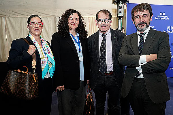 Eva María Sáez Martín, directora Corporativa Calidad y Seguridad del Paciente; Leonor Antolín, directora Corporativa de Medicina Preventiva y Salud Pública en HM Hospitales; Justo Méndez, jefe de Urgencias de HM Hospitales y Cristóbal Belda, director general médico de HM Hospitales.