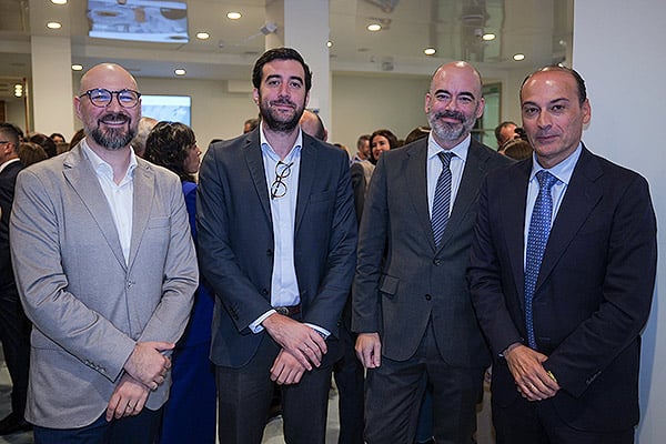 Javier Delgado, director del Instituto Internacional San Telmo; Antonio Izquierdo, director Zona Centro del Instituto Internacional San Telmo; Iñigo Cortazar y Miguel Ángel Rodríguez.