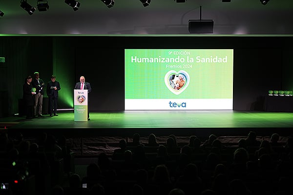 Un instante durante la 9ª Edición de los premios Humanizando la Sanidad organizados por Teva.