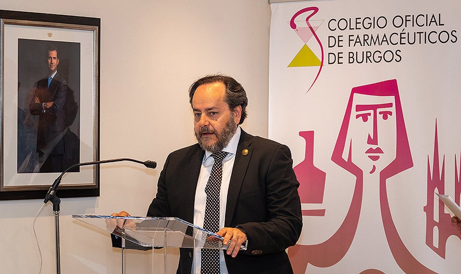 Rodrigo Moral, presidente del Colegio Oficial de Farmacéuticos de Burgos, iniciará nuevos cambios en la provincia