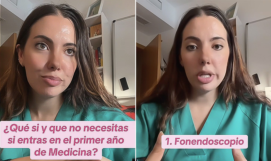 Débora, enfermera y estudiante de Medicina.