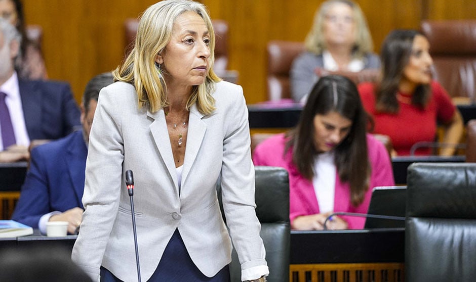 Rocío Hernández, consejera de Salud y Consumo de la Junta de Andalucía. 