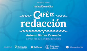 El conselleiro de Sanidade de la Xunta de Galicia, Antonio Gómez Caamaño, protagoniza el Café de Redacción