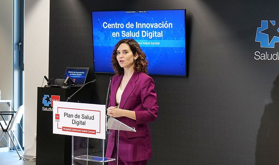 Isabel Díaz Ayuso, presidenta de la Comunidad de Madrid, ha recalcado que seguirán afianzando el "liderazgo" del Gregorio Marañón en la atención del paciente oncológico en la presentación del nuevo centro Oncológico y de Terapias Avanzadas