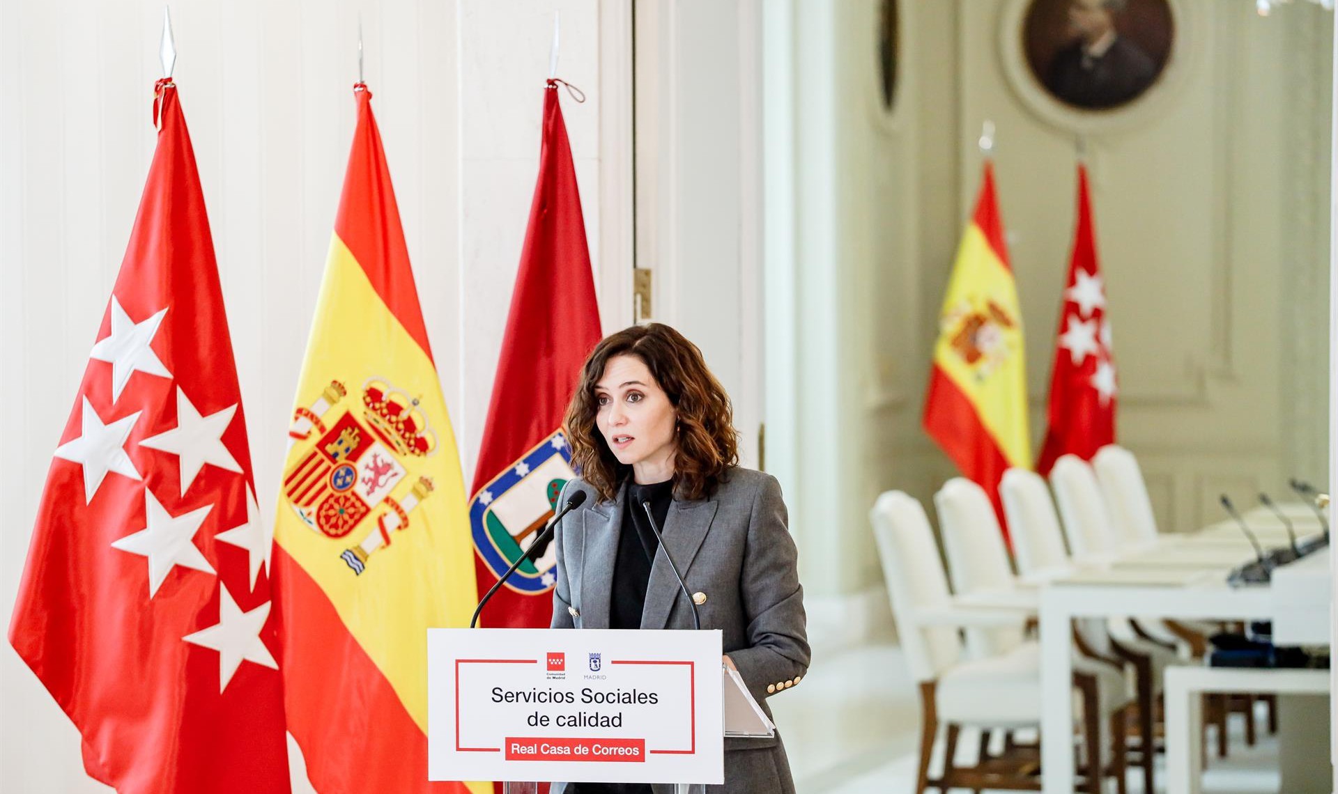 Díaz Ayuso, presidenta de la Comunidad de Madrid, opina sobre la huelga en Atención Primaria