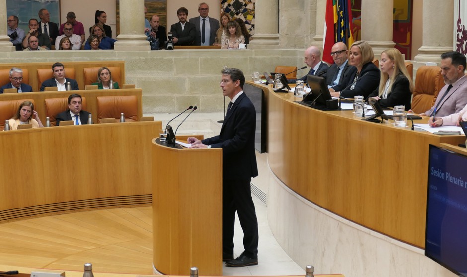 El nuevo presidente del Gobierno de La Rioja, Gonzalo Capellán, anuncia 125 medidas sanitarias