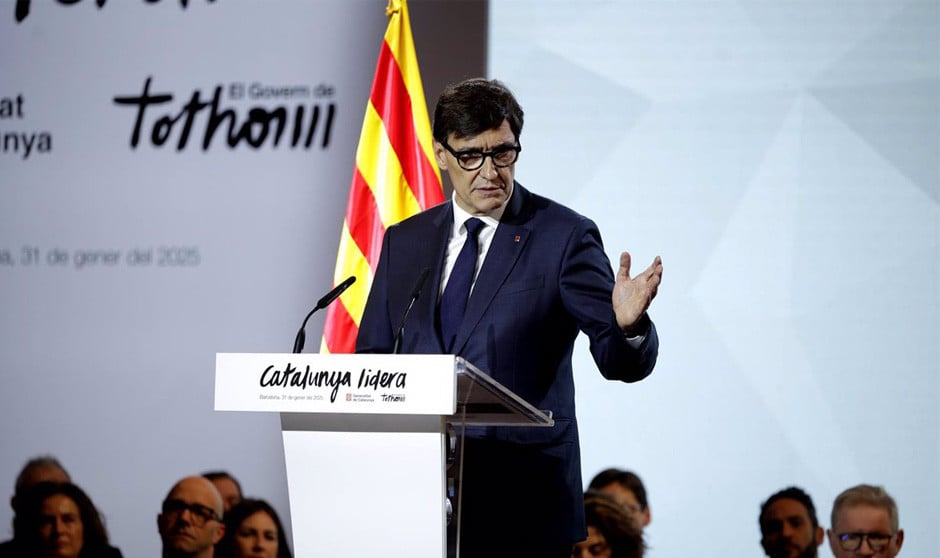 Salvador Illa presenta el plan de inversiones de la sanidad catalana