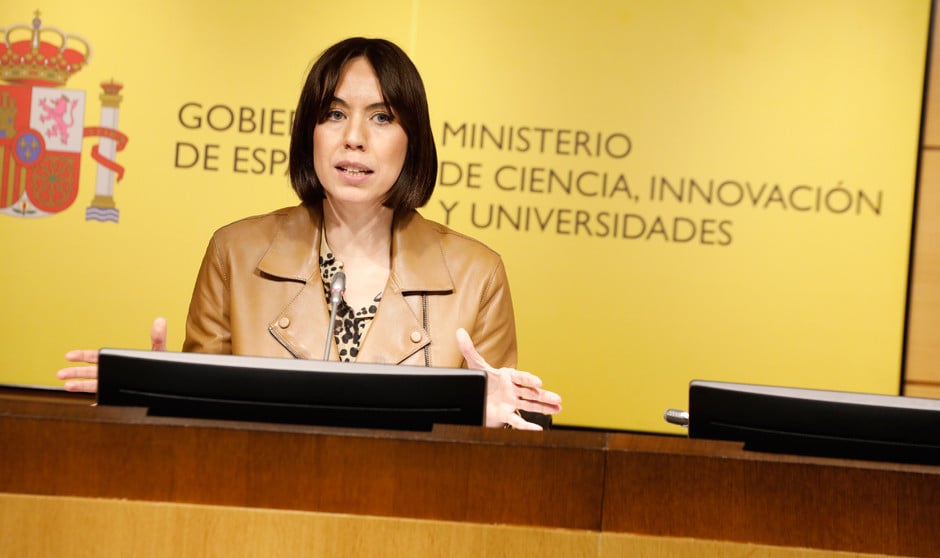 Diana Morant, ministra de Ciencia.