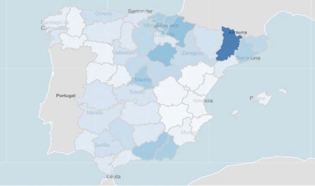 Lleida y otras 8 provincias, las de mayor riesgo Covid en personas mayores