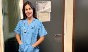  Elena Fuente, R1 de Cardiología en el Hospital Universitario de Gran Canaria Doctor Negrín