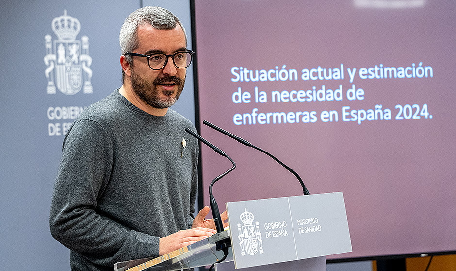  Javier Padilla, secretario de Estado de Sanidad, presenta el informe  informe ‘Situación actual y estimación de la necesidad de enfermeras en España 2024’ 